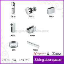 Edelstahl-Glas-Schiebetür-Rollsystem